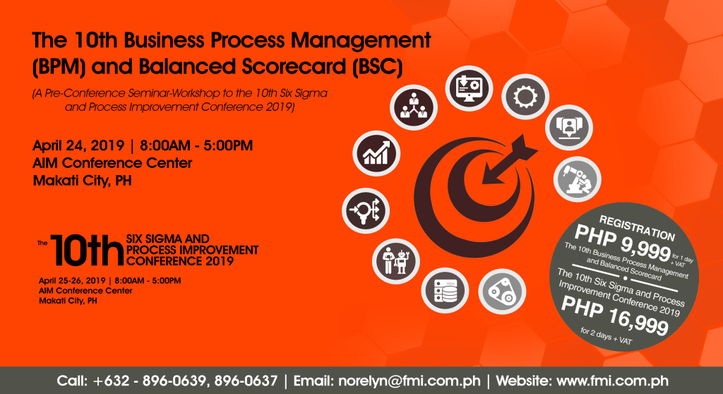 BPM&BSC2019_VISUAL_FA The 11th Six Sigma and Process Improvement